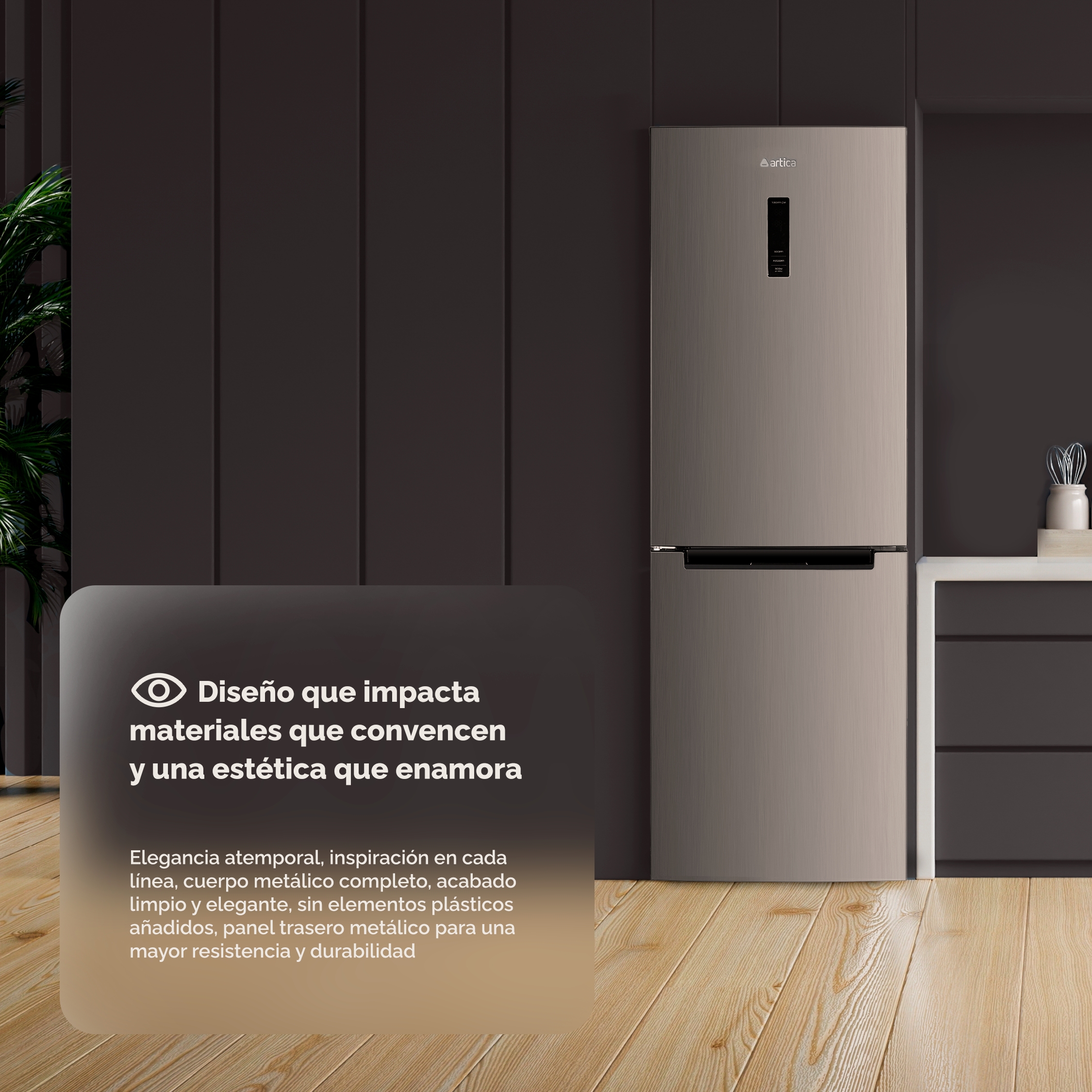 FRICOM. ARTICA AEFC188601EDXH 188x60 NF INOX DISP